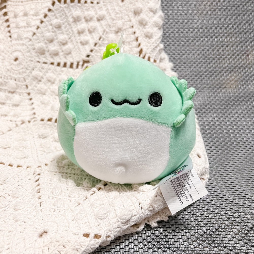 3.5 Abe the Bearded Dragon Clip Squishmallow | BNWT